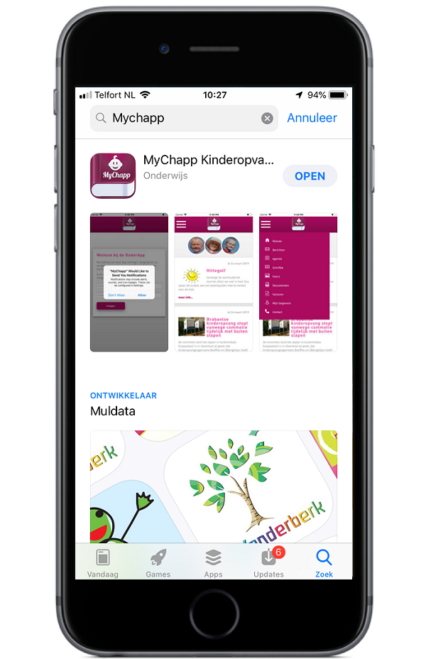 MyChapp Ouder app
